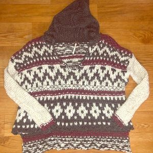 Free People cropped hooded sweater